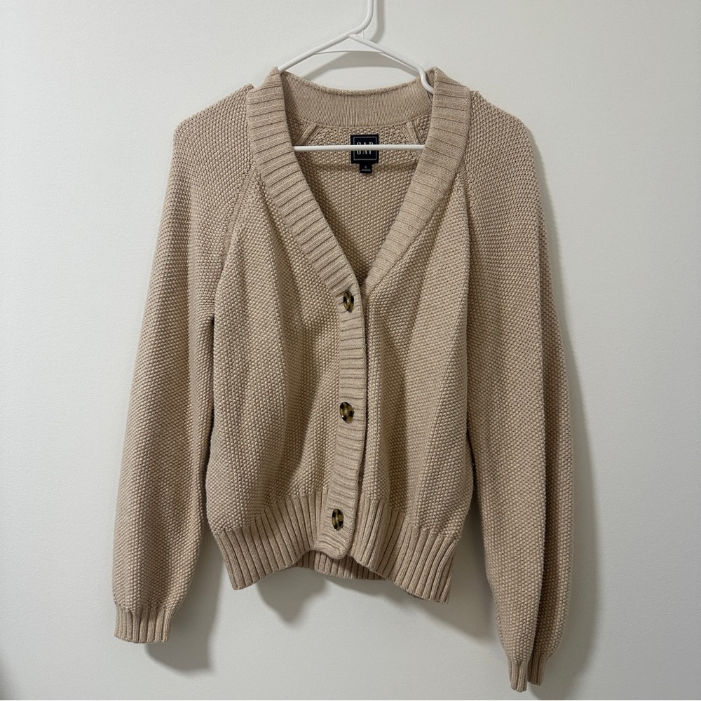 Gap Light Blush Button Down Cardigan - image 1